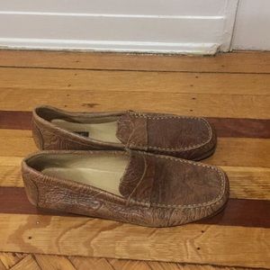 Hype brand Embossed Leather Loafers